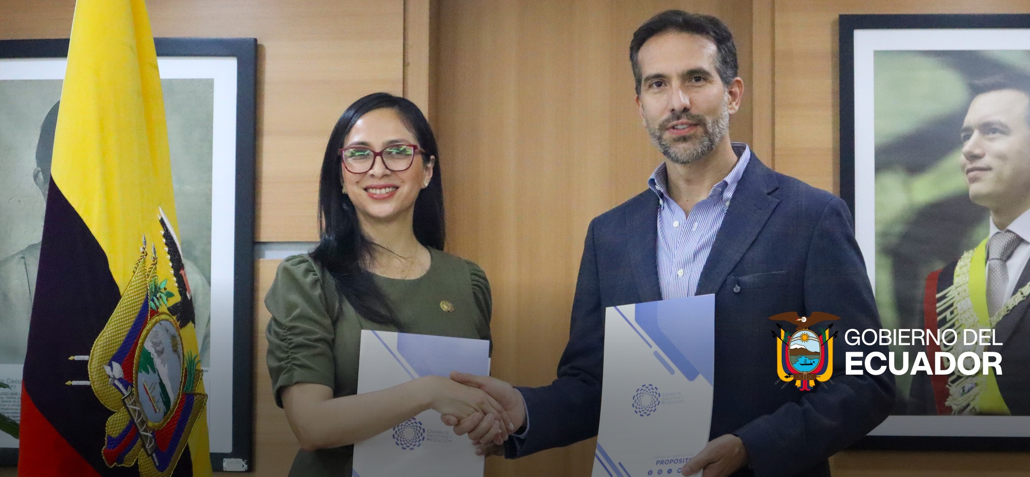 El Gobierno Nacional y la Cámara de Industrias y Producción firman acuerdo para promover la participación del sector privado en el programa Jóvenes en Acción